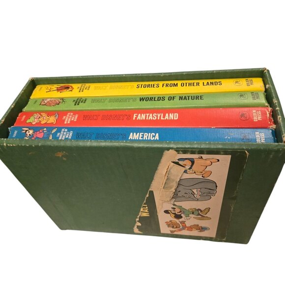 Walt Disney Boxed Book Set The Wonderful Worlds Of 1965 READ - Picture 2 of 16